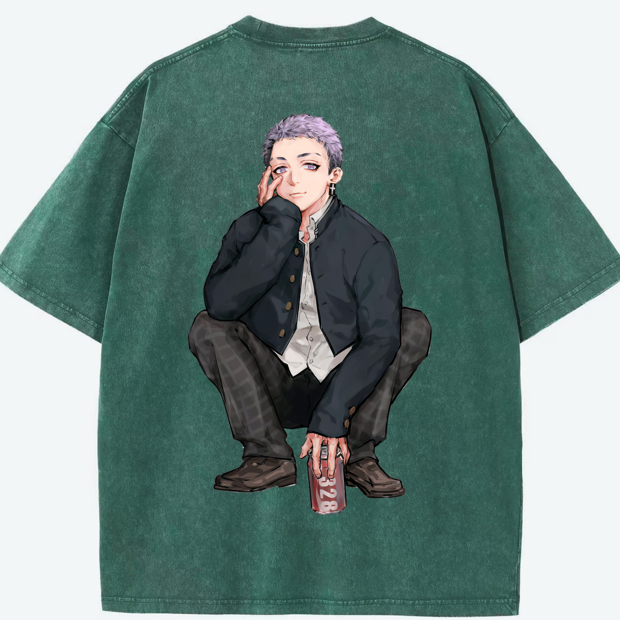 （画像用） 東京リベンジャーズ Tokyo Revengers 綿100% ヴィンテージ風 半袖Tシャツ（背面プリント）